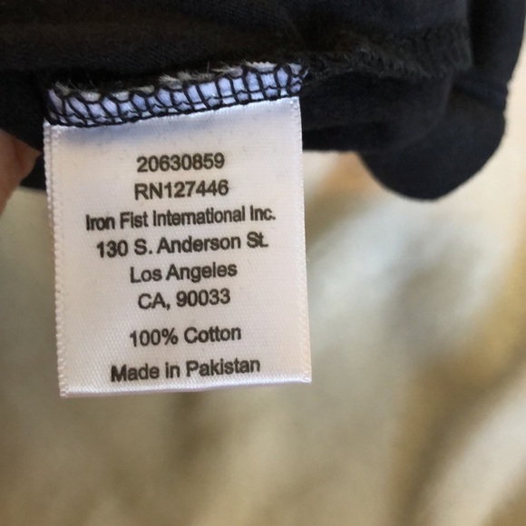 Iron Fist Blood Sweat Blood Skull Tee, NWT - Picture 5 of 6